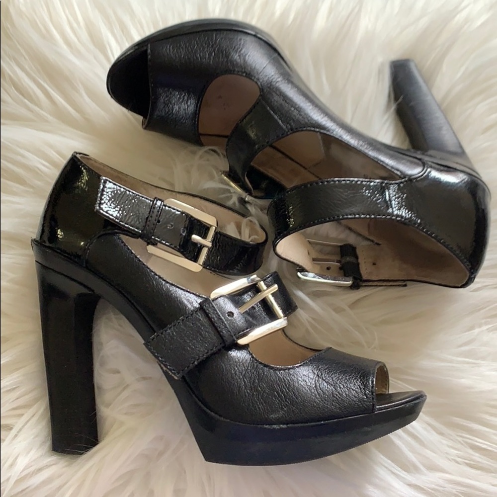 Michael Kors Double Buckle Heels